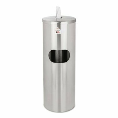 2XL 2XL, Standing Stainless Wipes Dispener, Cylindrical, 5gal, Stainless Steel L65